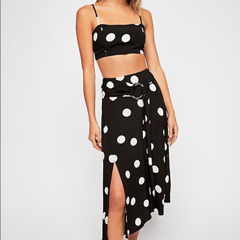 Free People Polka Dot Set Size 4